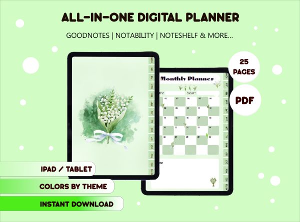 Lily-Of-The-Valley-Digital-Planner-1