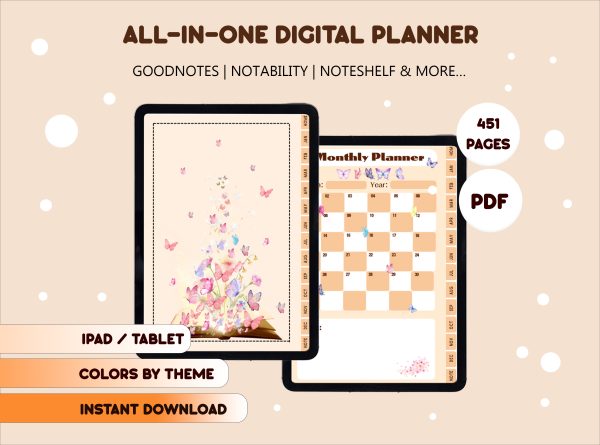 Lovely-butterflies-Digital-Planner-1