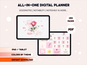 Lovely-Rose-Notes-Digital-Planner-1